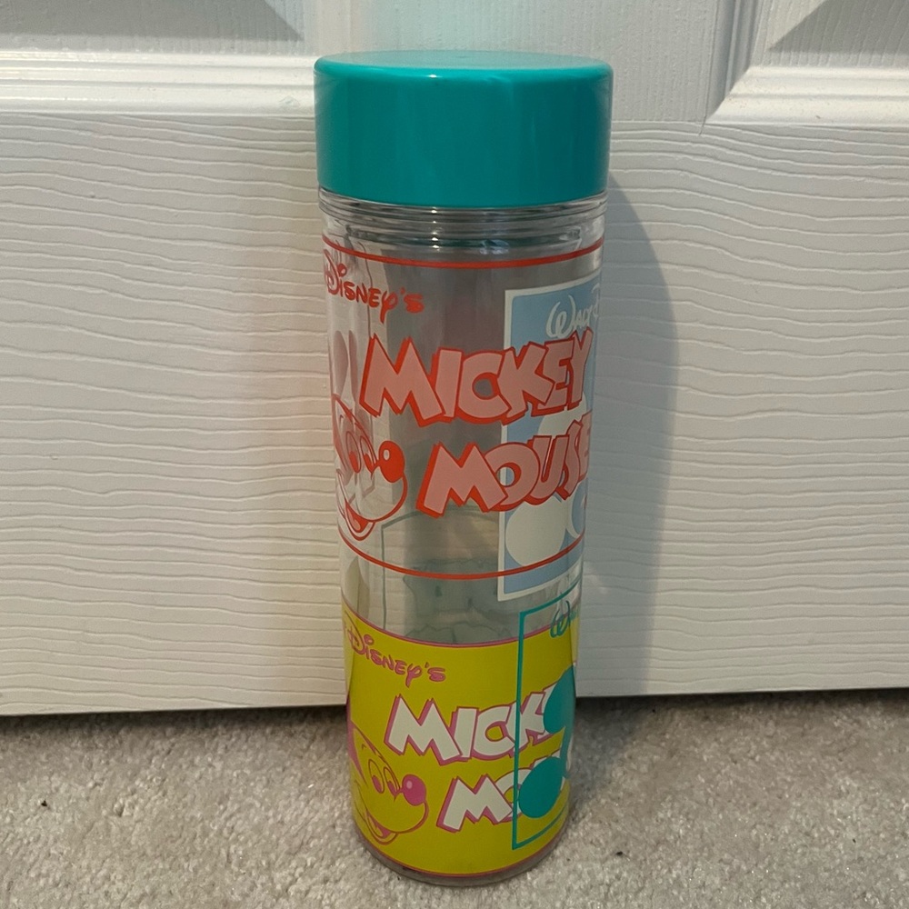 Mickey Mouse retro colorful Disney parks water bottle